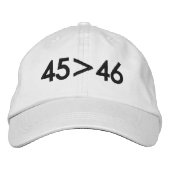 Century Gothic Trump Bestickte Baseballkappe (Vorderseite)