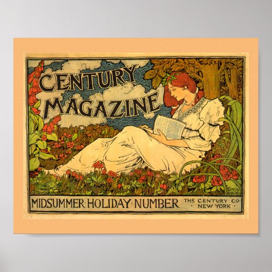 Century Magazine Midsommer Holiday Advertising P Poster (Vorne)