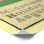 Century Midsommer August, Maxfield Parrish Poster (Ecke)