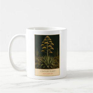 Century Plant – Vintage Botanischer Becher Kaffeetasse