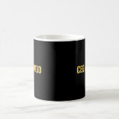 CEO 000 000 oder CEO Ooo Ooo Unternehmer Kaffeetasse (Mittel)