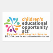 CEO Act Sticker - Rectangle - (Vorderseite)