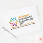 CEO Act Sticker - Rectangle - (Umschlag)