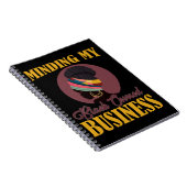 CEO Afrikanischer Mittelstand Notizblock (Rechte Seite)