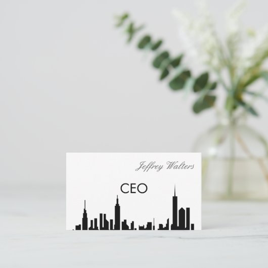 CEO | Berufliche Visitenkarte (Stehend Vorderseite)