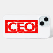 CEO-Briefmarke Case-Mate iPhone Hülle (Rückseite (Horizontal))