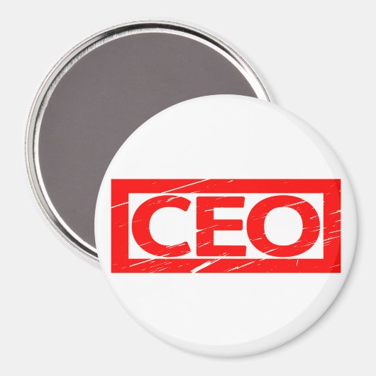 CEO-Briefmarke Magnet (Vorderseite/Rückseite)