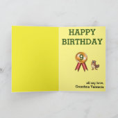 CEO Businessman BOY Foto Sensational FUN BirthdaY Karte (Innenseite)