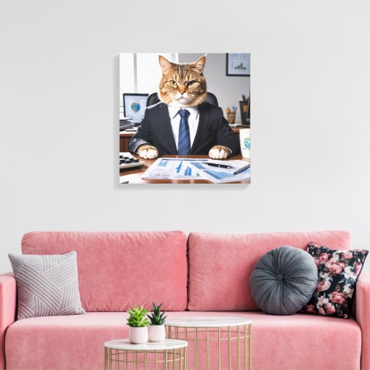 CEO Cat Leinwanddruck (Insitu (Wohnzimmer))