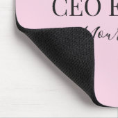 CEO Energy Personalized Mouse Pad – Feminine CEO Mousepad (Ecke)