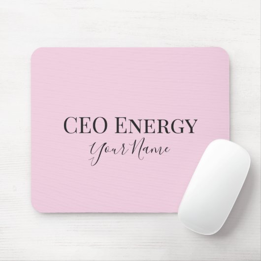 CEO Energy Personalized Mouse Pad – Feminine CEO Mousepad (Mit Mouse)