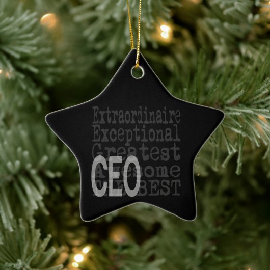 CEO Extraordinaire Keramik Ornament (Baum)