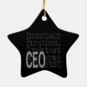 CEO Extraordinaire Keramik Ornament (Hinten)