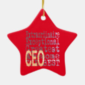 CEO Extraordinaire Keramik Ornament (Hinten)