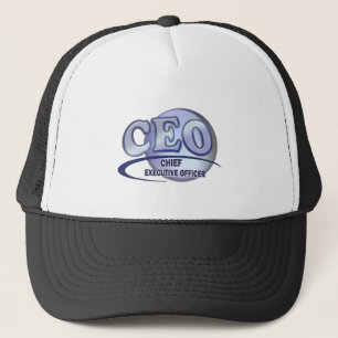 CEO LOGO BLUE CHIEF FÜHRUNGSKRAFT OFFICER TRUCKERKAPPE