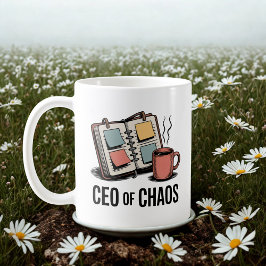 CEO of Chaos | Motherhood Multitasking Humor Kaffeetasse