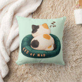 "CEO of Nap" Cat Sleeping on The Couch Kissen (Decke)