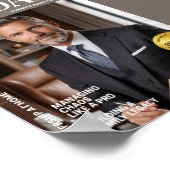 CEO Papa Personalisierter Vatertag Poster (Ecke)