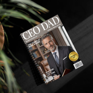 CEO Papa personalisiertes Notizbuch – Vatertag Notizblock