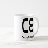 CEO-Schaffungs-außergewöhnliche Ergebnisse Kaffeetasse (VorderseiteRechts)