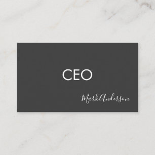 CEO Signature-Serie Visitenkarte