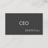 CEO | Signature-Serie Visitenkarte (Vorderseite)