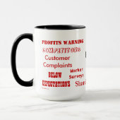 CEO Swear Words überraschend lustige Piss Peeves Tasse (Links)