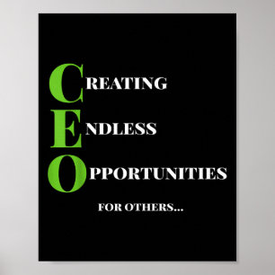 Ceo T Shirt für das Moti "Boss Success" Poster