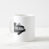 CEO, Unternehmer 000.000 Kaffeetasse (Vorderseite Links)