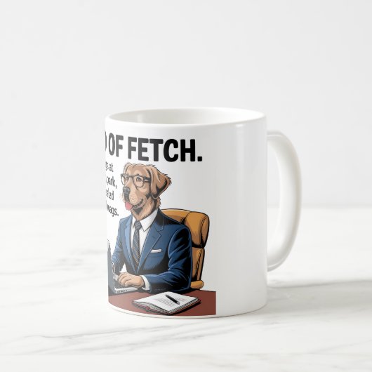 CEO von Fetch Kaffeetasse (VorderseiteRechts)