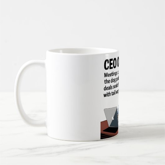CEO von Fetch Kaffeetasse (Links)