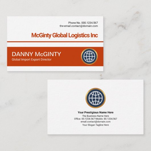 CEO von Minimalistisch Simple Line Block Layers Visitenkarte (Vorne/Hinten)