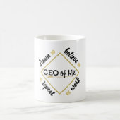 CEO von mir Traum glauben Kaffeetasse (Mittel)