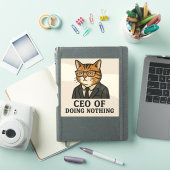 CEO von NICHTS-TUN Aufkleber (iPad Hülle)