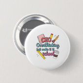 CEO von Overthinking But Make It School - Zurück z Button (Vorne & Hinten)