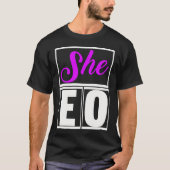 CEO von Small Business Women T-Shirt (Vorderseite)