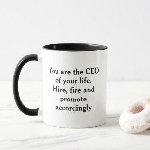 CEO von Your Life Motivierend Tasse