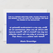 CEOFC1017 - Blume des Lebens Dankeskarte (Rückseite)