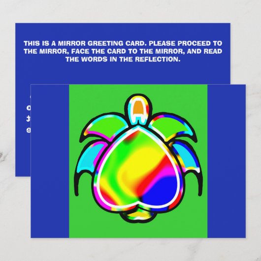 CEOFC1017 - Blume des Lebens Dankeskarte (Vorne/Hinten)