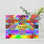 CEOFC1046ED - Team Dankeskarte (Stehend Vorderseite)