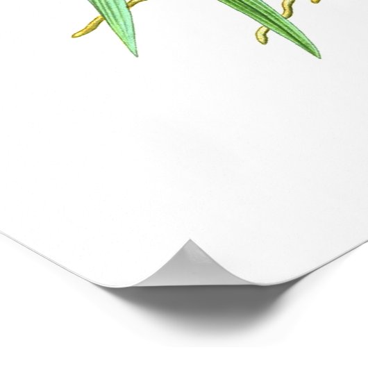 Cephalanthera rubra poster (Ecke)