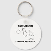 Cephalexin Common Antibiotic (Chemical Molecule) Schlüsselanhänger (Vorderseite)