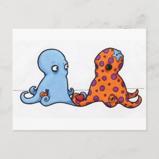Cephalopod <3 postkarte (Vorderseite)