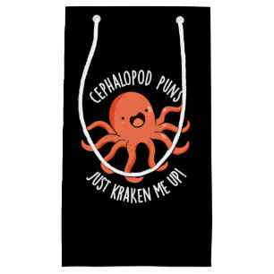 Cephalopod drückt mich einfach auf, dunkle BG Kleine Geschenktüte