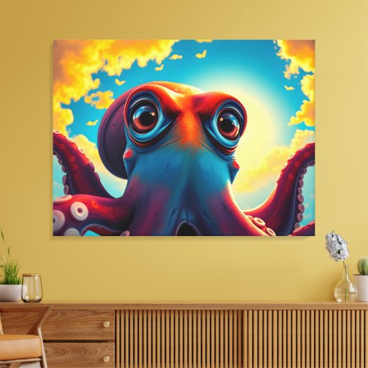 Cephalopod Leinwanddruck (Insitu (Wohnzimmer))