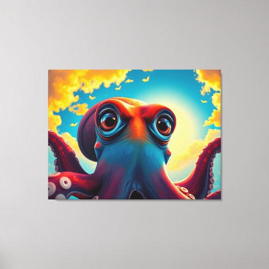 Cephalopod Leinwanddruck (Vorderseite)