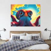 Cephalopod Leinwanddruck (Insitu (Schlafzimmer))