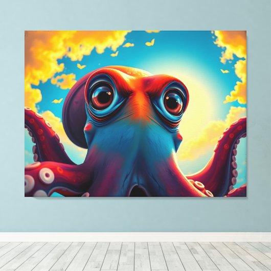 Cephalopod Leinwanddruck (Insitu (Holzboden))