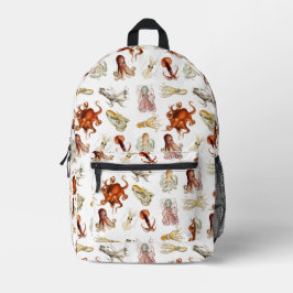 Cephalopod-Meerestiere Bedruckter Rucksack
