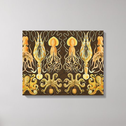 Cephalopod Octopus Tintenfisch Meeresnatur Leinwanddruck (Vorderseite)